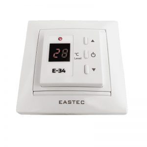 Терморегулятор EASTEC E-34 белый встраиваемый в рамку